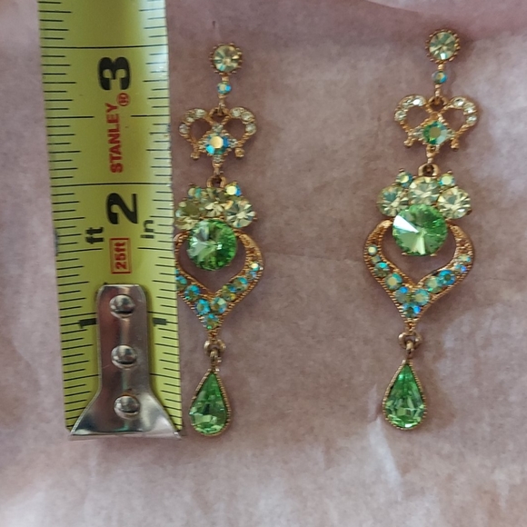Rhinestone Earings - Picture 3 of 4